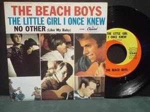 BEACH BOYS The Little Girl I Once Knew 45 + Picture Slve 1965 5540 ALL NEAR MINT - Picture 1 of 5