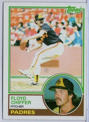 1983 Topps #298 Floyd Chiffer in EXMT Condition Padres - Image 1 of 2