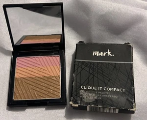 avon mark clique it compact custom eye palette discontinued new old stock - Picture 1 of 3