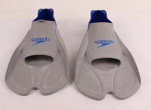 Aletas de natación Speedo Biofuse entrenamiento talla EE. UU. 13-14 gris/azul - Imagen 1 de 10