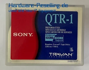 Sony QTR-1 Aimant Bande Bandes 800MB PC Daten-Sicherung Data Cardridge - Photo 1/3