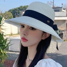 Women's Summer Visor Hat Bucket Hat Cap Beach Holiday Elegant Top Hat Sunhat