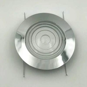 5 Inch Recessed Can Light Shower Trim Glass Lens Brushed Chrome 5007-CH - Picture 1 of 3