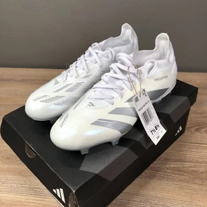 Adidas Predator Pro FG IG7778 Men's Sz 7.5 White Firm Ground Soccer Cleats Shoes - Picture 1 of 11