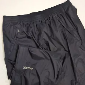 MARMOT 293877 Pantalone Donna XL LUNGO 34X37" PreCip Eco Full Zip, Nero ZIP AWAY - Foto 1 di 11