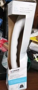 Empuñadura de mano de diseñador para el cuidado del hogar Moen LR2250DW 9 pulgadas, blanco glaciar - Imagen 1 de 4