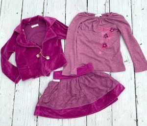 little girl velour tracksuit