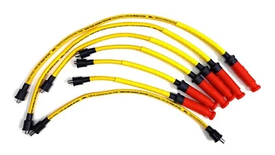 Juego de cables amarillos GM/Ford 6 Cyli 65-76 alto rendimiento 10 mm 46202Y Foto 1 de 2