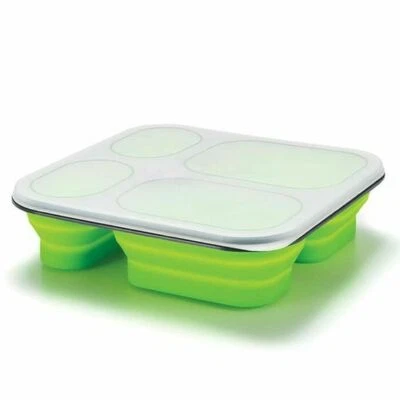 Collapsible Portion Control Travel Dieting Dish - Food Storage Container -Weight - Image 1 of 3