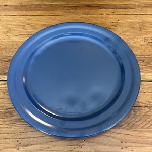Vintage Restraware Dark Blue 10in Dinner Plate - Picture 1 of 2