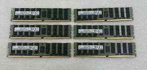 LOT 6 PCS- SAMSUNG 32GB 2Rx4 PC4-2400T M386A4K40BB0-CRC4Q DDR4 Server Memory RAM - Picture 1 of 5