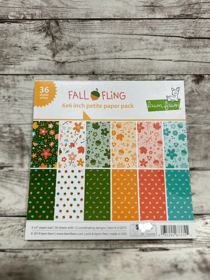 LAWN FAWN 6X6 PAPER PAD- MIXED ASSORTMENT OF PAPER PADS - Image 1 of 1