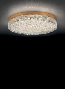 Plafoniera in cristallo di lusso da soffitto classica rotonda 8 luci MS-290 - Imagen 1 de 1