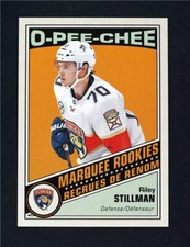 2019-20 UD OPC O-Pee-Chee Retro Blank Back Marquee Rookie Riley Stillman