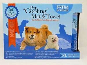 Coco JoJo Pet Cooling Mat & Towel Dog Cat EXTRA LARGE XL 90 x 70cm