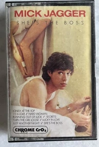Mick Jagger She's The Boss Cassette Tape 1985 Classic ROCK ROLLING STONES Rare - Picture 1 of 3