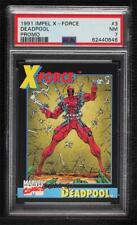 1991 Impel Marvel X-Force Promo Set Deadpool #3 PSA 7 6d7