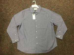 Nuevo con etiquetas Cuello Camisa de Vestir Azul y Blanco Grande y Alto al por menor $32.99 Goodfellow - Imagen 1 de 8
