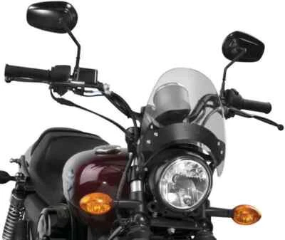 NC Flyscreen Windshield Light Tint Black Hardware 9in Suzuki GZ250 99-07 - Image 1 of 4