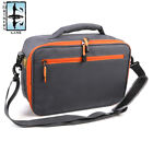 Fly Fishing Reel Case and Fishing Gear Bag in Orange and Grey - NEW