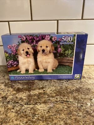 Puzzlebug Golden Retriever Friends 500 pc Puzzle BRAND NEW! - Image 1 of 2