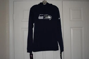 Sudadera con capucha azul marino Nike NFL Seattle Seahawks talla M para hombre - Imagen 1 de 14