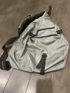 Bolso de hombro vintage GAP gris correa única para teléfono celular Y2K - Imagen 1 de 6
