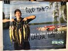 VTG Anti Drug poster Angling for a Good Time; Hooked on Fishing  Not on Drugs