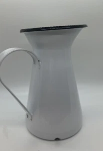 Enamel Water Jug White - Picture 1 of 6
