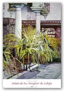 Palais de los Mergiser de Lebnja Isidora Lazaro Art Print 34x26 - Picture 1 of 1