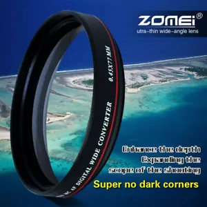 Zomei 0.45x Wide Angle Filter High definition digital lens for Camera DSLR 52mm - Picture 1 of 12