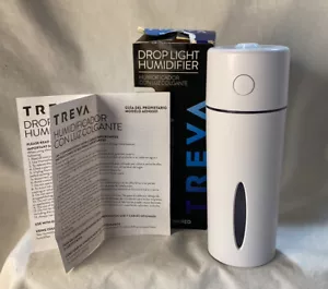 Treva~Portable Drop Light Cool Mist Ultrasonic Mini Humidifier~USB~w/ LED Lights - Picture 1 of 9
