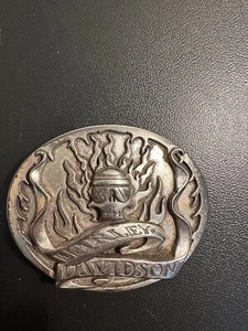 Hebilla de cinturón Harley Davidson vintage - Imagen 1 de 2