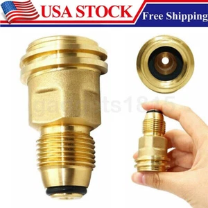 Propane Tank Refill Adapter Converts POL LP Tank Valve to QCC1/Type1 Regualtor - Picture 1 of 12