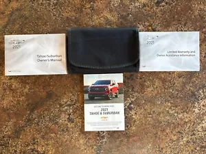 2021 Chevrolet Suburban Owners Manual w/ Case & Supplements -#G-H - Picture 1 of 17