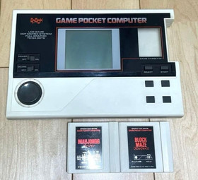 Epoch Game Pocket Computer Console Mahjong Cassette Vintage Used Japan Tested
