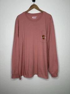 Camiseta Carhartt Manga Larga Doble Cara Gráfica Ropa de Trabajo Ropa de Calle Talla 2XL - Imagen 1 de 9