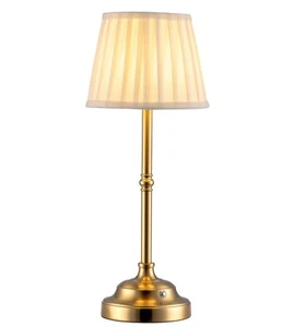 Portables Cordless Table Lamp, Fabric Shade Desk Lamp, 4000mAh Rechargeable B... - Picture 1 of 9