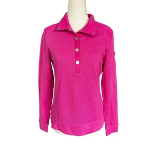 Maglione donna Ralph Lauren rosa a costine taglia media | 62-46 - Foto 1 di 6