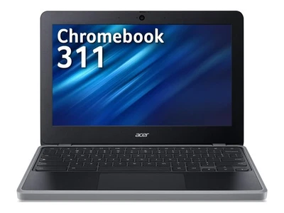 Acer Chromebook 311 C723-TCO 11.6'' MediaTek MT8186T 64GB 4GB HD Black Laptop - Image 1 of 3