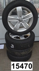 VW Golf 5 6 7 Jetta Caddy Passat Winterräder 205/55 R16 91H 5G0071496A Original - Bild 1 von 9