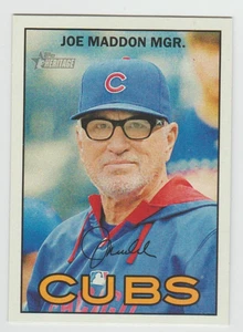 Joe Maddon 2016 Topps Heritage WOLRD SERIES MANAGER #263 Cubs /2 verfügbar - Bild 1 von 2