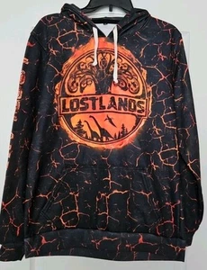 Lost Lands Hoodie Men Medium Black Orange Excision Music Festival Ohio 908 - Picture 1 of 11