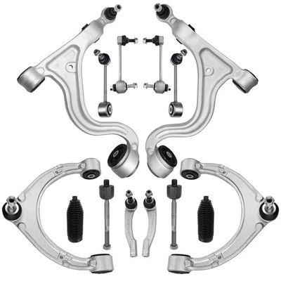 Brazos de control delanteros 14 piezas con extremo de barra de amarre para Porsche Panamera 2014-2016 Foto 1 de 4