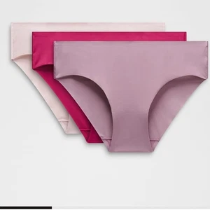 Lululemon InvisiWear Mid-Rise Bikini Unterwäsche 3er Pack Größe Medium Neu mit Etikett - Bild 1 von 6