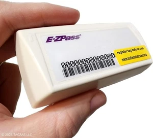 Transponder E-ZPass - Indiana Toll Road (ITRCC) (Confezione da 1) Confezione da 1 - Foto 1 di 8