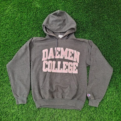Sudadera con capucha vintage Daemen College para mujer pequeña 19x24 Champion Y2K Foto 1 de 4
