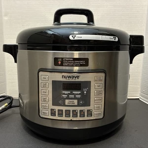 Pre-Owned/Used*Nuwave 10 qt. Electric Pressure Cooker w/Glass Lid*Tested/Working - Foto 1 di 14