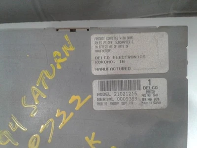 Equipamento de áudio rádio AM-FM-CD-EQUALIZADOR COMPATÍVEL COM 91-94 SATURN S SERIES 1511601 - Imagem 1 de 4