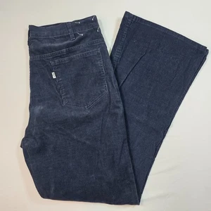 Vintage 70er/80er Levis blau Cord Schlaghose Herren 36x32 weiß Etikett Levi's USA - Bild 1 von 13